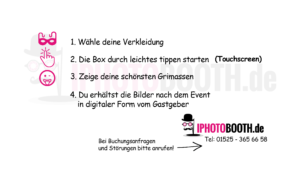Startbildschirm Startscreen Fotobox Branding iphotobooth